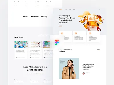 Lekker - Digital Agancy agency agency website animation landing page landingpage studio ui uiux web website