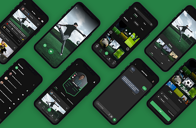 football training app adobe xd android app android app design app design iphone app mobile app design modern design ui ux