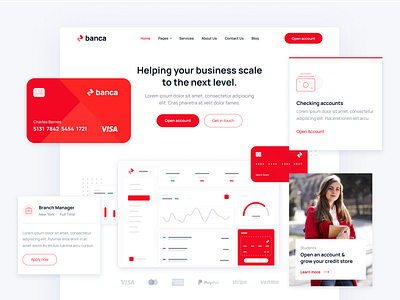 UI Elements | Banca - Bank & Fintech Webflow Template bank banking cards credit credit card finance fintech money ui ui design uiux user experience user interface userinterface ux ux design wallet wealth