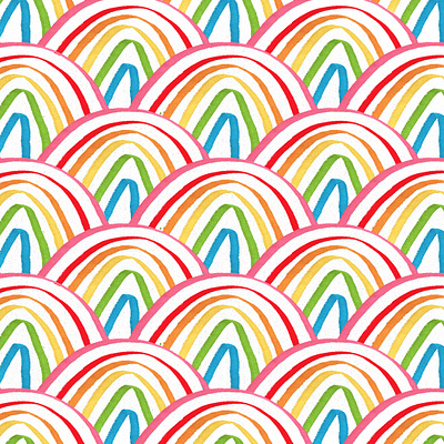 Rainbow design handmade illustration