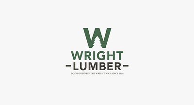 Lumber Company Logo adventure brand identity designer branding and identity etsy shop forest logo graphic design green home improvement icon lumber company lumberjack modern logo outdoors tree tree logo typography vector wood wood logo woodworking