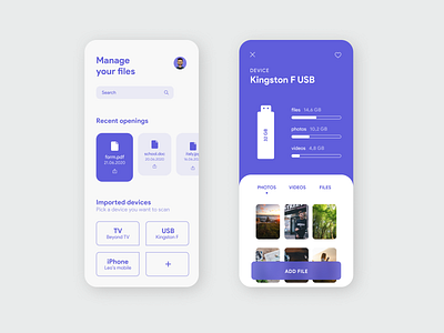 File manager adobexd app application design design app dizajn dribbble figma files graphics inspiration prototype ui uidesign uiux uix userexperience userinterface ux uxdesign