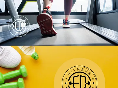 Fitness Club clean logo creative logo fitness club fitness logo gym gym logo logo modern logo