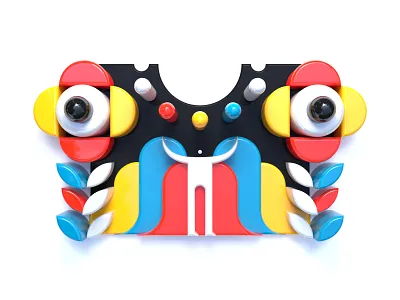 Mother Nature abstract c4d character cinema4d concept design digital floral flower geometric graphic design icon icon design illustration minimal nature realistic 3d render shape sun