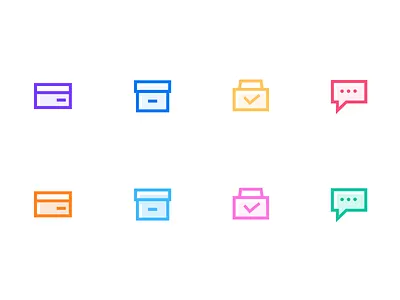 潮玩app功能性图标（待付款 待收货 确认收货 评价） illustration ui 图标