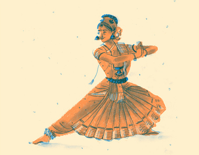 Bharatnatyam Dancer arts chapterbook children book illustration childrens illustration culture dance diverse editorial illustration india kidlitart kidlitillustration non fiction publishing