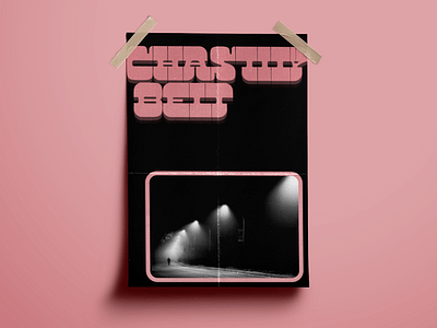 Poster Design: Chastity Belt adobe adobeillustrator adobephotoshop bandposter chastitybelt design graphicdesign mockup pexels photoshop pixeden texture type