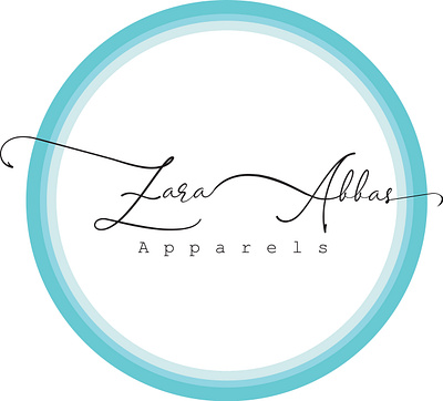 Zara Abbas apparels branding design drawing illustration logo