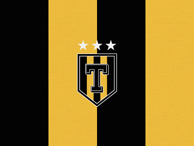 TRUENOS badge branding brazil emblem flag football graphics identity illustrator logo logo design soccer sport sports sports branding team team logo vector yellow