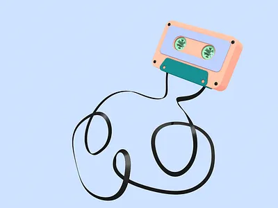 Cassette tape 3d modeling basecamp c4d cassette tape cinema 4d cinema4d modeling rendering retro tape