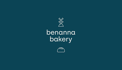 Benanna Bakery bakery benanna branding bread illustrative letspanda line drawing logo mill