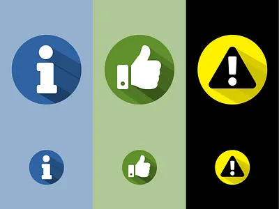 Notification Banner Icons app banner design icon minimal notification ui user experience user interface design ux vector web website