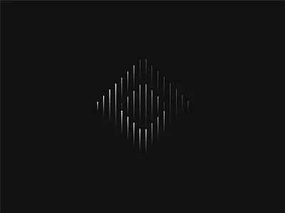 Rectangle black gradient graphic design icon logo mark minimalism pattern symbol