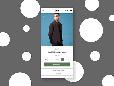 012 - E-commerce shop (single item) clothing dailyui dailyui 012 dailyuichallenge ecommerce fashion menswear shop ui ux