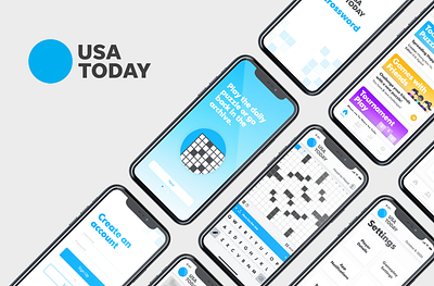 USA Today Crossword app: An exploration crossword product design ui ux