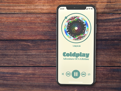 Music player 009 app dailyui design flat minimal minimalist music player typography ui ux