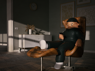 Chill 3d 3dcharacter 3dillustration architecture architecturedesign architecturevisualization cgi character characterdesign dark darkmood interior interiordesign moody noir rainyday render rendering