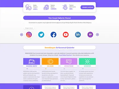Smm Panel Web UI Desing desing ui uidesign uix web design web ui web ui design