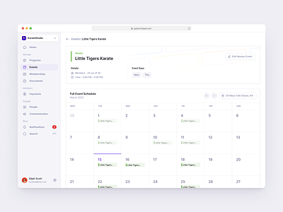 Event Calendar 📆 By Prakash Ghodke 👋 For Never Before Seen On Dribbble