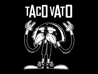 Taco Vato ab abrahambarrera adobe cartoon character illustration illustrator sketch taco toon vato