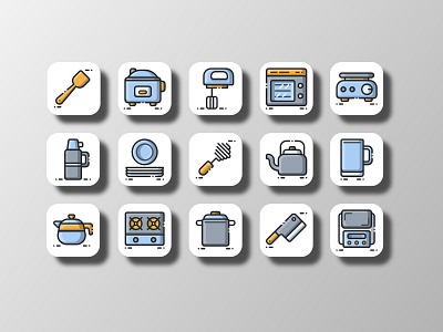 Kitchen Utensil 03 (Filled Outline) adobeillustator affinitydesigner cook cooking cookware design icon icon designer icon pack icon set iconfinder illustration illustration art kitchen kitchenware nounproject shuterstock stock utensil vector