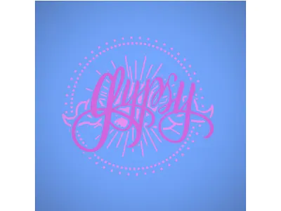 Gypsy IV adobe adobe spark graphic design gypsy lettering puppy typography