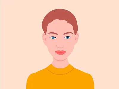 Beauty model illustration
