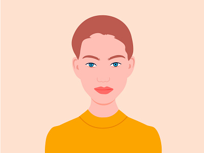 Beauty model illustration