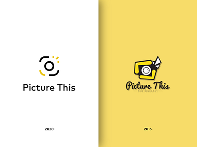 Logo Redesign: Picture This branding branding and identity design graphic design illustrator logo logo design logo design services photography logo startup startup logo