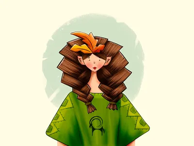 goli character firstshot girl girl character girl illustration illustraion illustration art illustration design