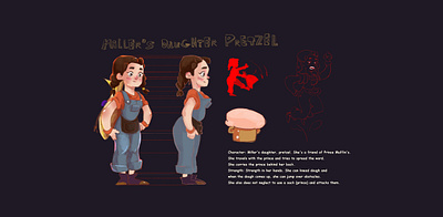 Love and bread 2d art cg character concept design digitalart gameart hackaton illustration