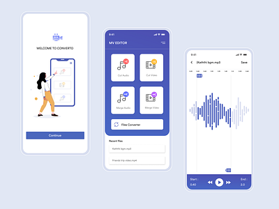 Converter app audio app converter convertible cutter file file upload files converter format logo mobile music video editor videocut