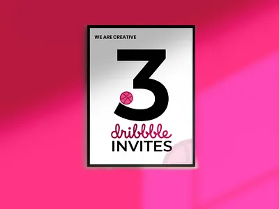 3 Dribbble Invite cards dribbble dribbble best shot dribbble giveaway dribbble invitation dribbble invite dribbble invite giveaway dribbbleweeklywarmup dribble invite dribble shot frames giveaways giveway invitation invitation card invitation design invitation set invitations invite invites