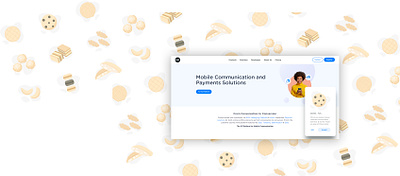 Localized Cookie Illustrations branding cookie policy cookie popup cookies design gdpr illustration ui ux web web design website website design