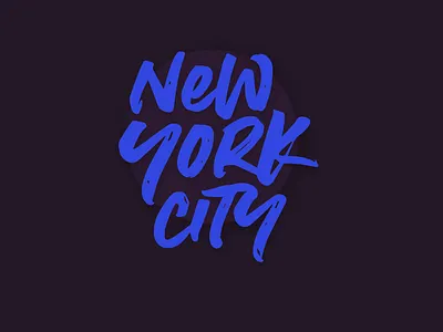 NYC city dark app dark colors dark ui desaturated logo logos nighttime