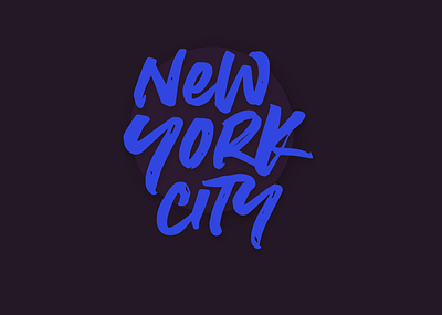 NYC city dark app dark colors dark ui desaturated logo logos nighttime