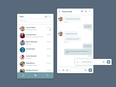 Daily UI :: 013 - Direct Messaging app dailyui design direct messaging inbox message message app mobile ui
