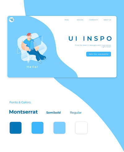 UI Inspo | Landing Page design landing page minimal ui design ui inspiration web design
