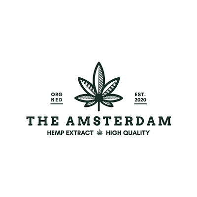 Vintage logotype concept for hemp oil brand designer cannabis logo cbd cbd logo cbd oil graphicdesigner hemp hemp logo hemp oil logo designer