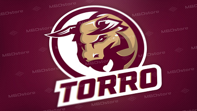 Torro PREMADE mascot logo (FOR SALE) esportlogo esports gaming gaminglogo logotype mascot mascot logo sport sport logo sports