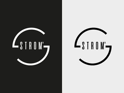 Strom Branding branding denim design label logo minimal pattern shopping bag tag typography vector