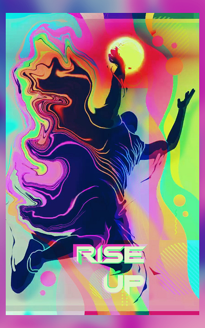 Rise Up graphic design illustration