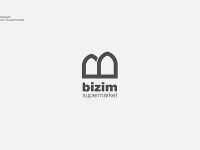 Bizim Supermarket Logo creative letter letter b logo logodesign logomark logotype mark symbol typework