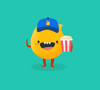 Firebase's #1 Fan Sparky design firebase illustration mascot design sketch sparky vector