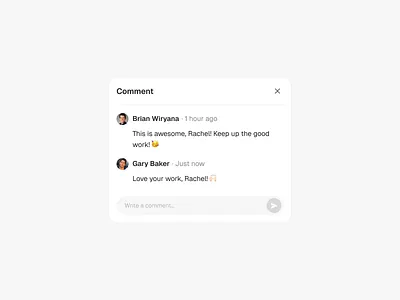Comment - A UI Component comment component figma ui ui design