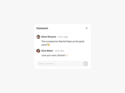 Comment - A UI Component comment component figma ui ui design