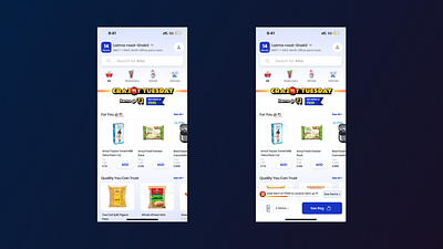 Apna Mart Redesign blinkit delivery ecommerce instamart quickcommerce shopping zepto