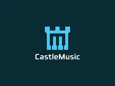 Castle + Music + Piano branding caste piano logo castle icon castle logo castle mark castle modern logo castle music logo castle song clothing logo logodesigner luxurylogo music castle music home music house music mark piano castle piano house