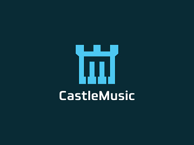 Castle + Music + Piano branding caste piano logo castle icon castle logo castle mark castle modern logo castle music logo castle song clothing logo logodesigner luxurylogo music castle music home music house music mark piano castle piano house