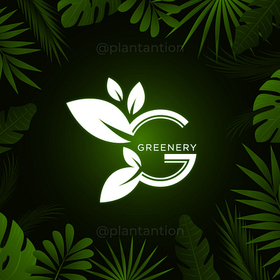 Greenery logo graphic design logo